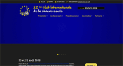 Desktop Screenshot of nuitdelachauvesouris.com